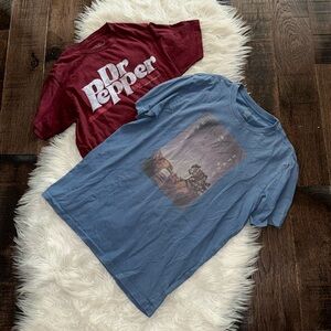 Dr Pepper and American Eagle Graphic T-Shirts Bundle